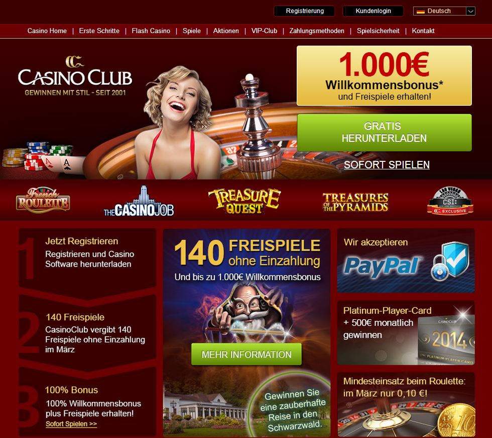 casinos online club